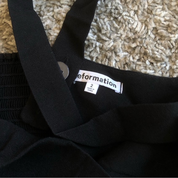 ✨ SALE✨Reformation Eunice Top - Black - Picture 5 of 7